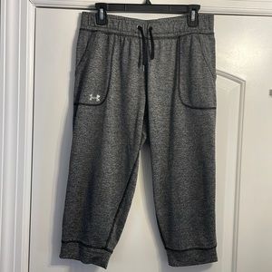 Under Armour Women’s Lounge Pants with Pockets, Grey, Size M